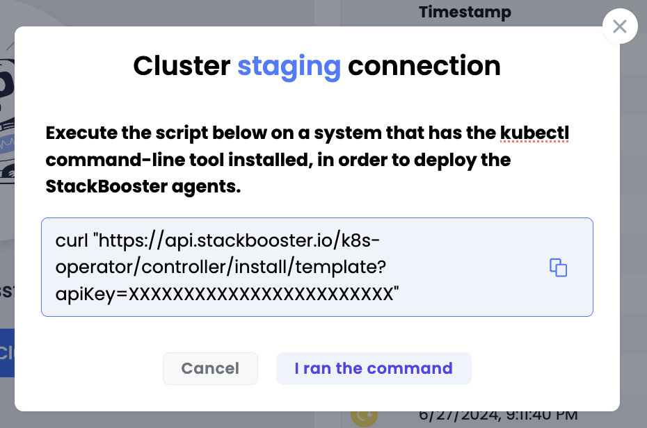 Connect EKS Cluster